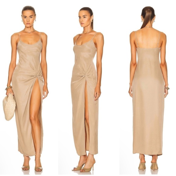 Atoir Turned Around Dress in Bronze Size 4 - Picture 1 of 13
